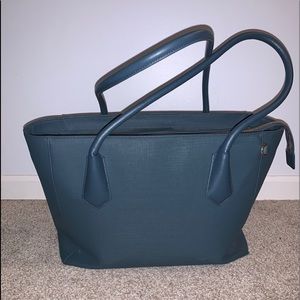 Blue grey Dagney Dover large laptop bag
